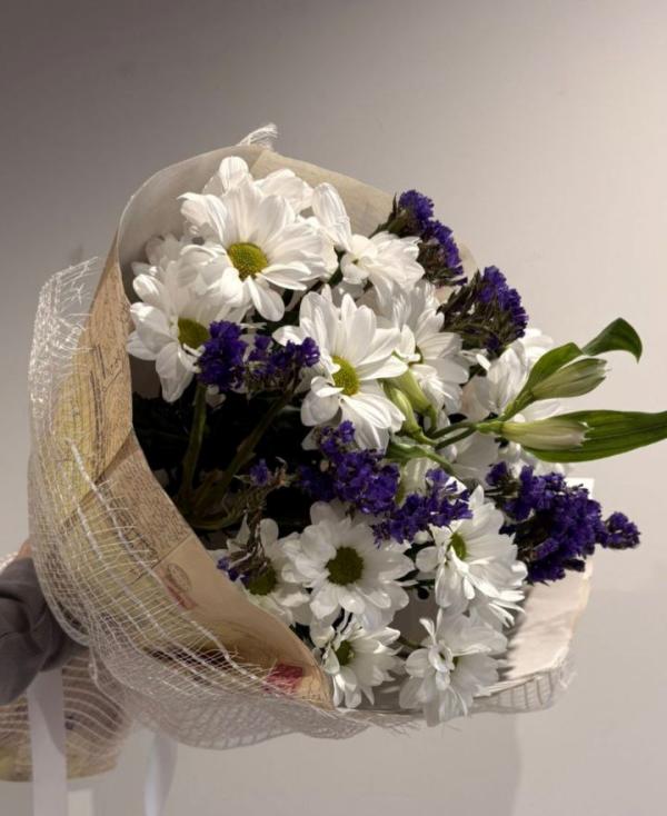 Букет  "Ромашковая любовь"